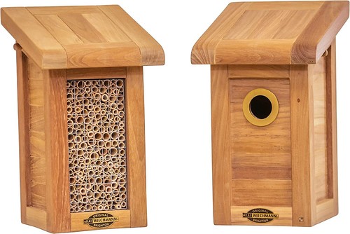 Teak nistkasten set doppelkoje - teak,
